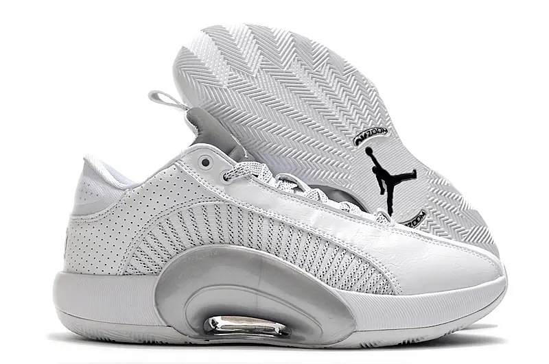 Giày Nike Air Jordan 35 Low PF 'White Metallic Silver' CW2459-100 - Ảnh 5