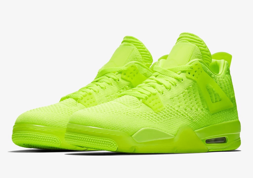 Giày Nike Air Jordan 4 Flyknit 'Volt' AQ3559-700 - Ảnh 4