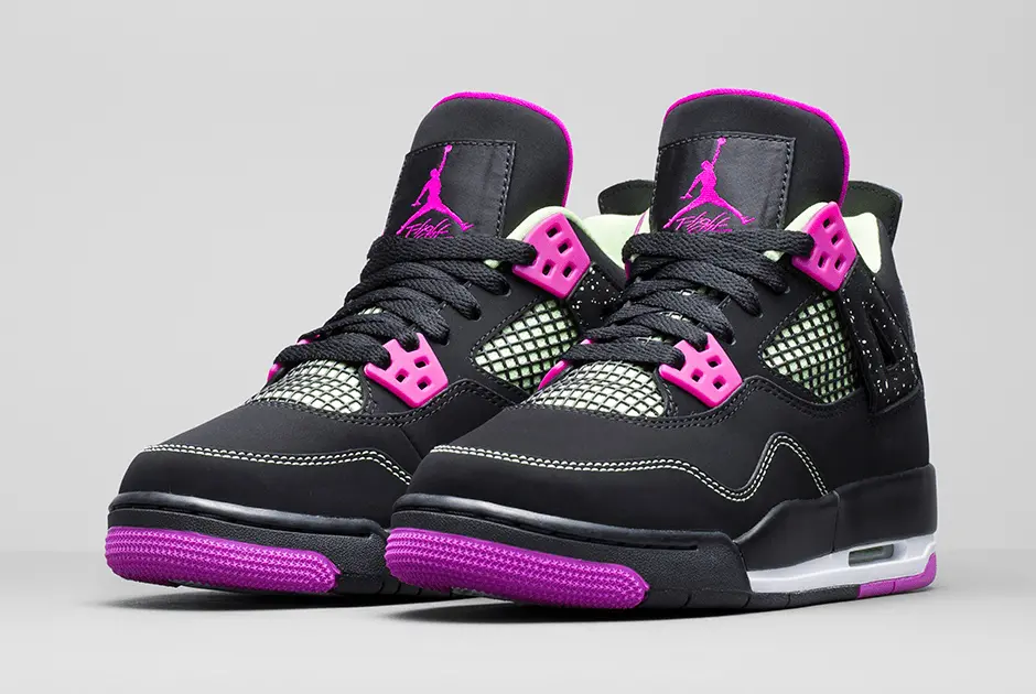 Alternative view of Giày Nike Air Jordan 4 Retro 30th GG 'Fuchsia' 705344-027