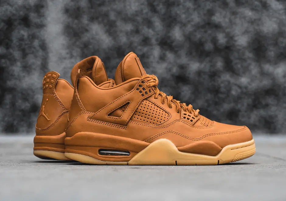 Alternative view of Giày Nike Air Jordan 4 Premium 'Wheat' 819139-205