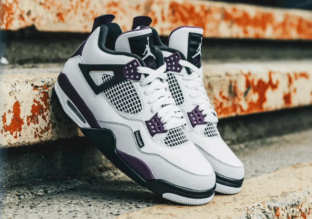 Giày Nike Paris Saint-Germain x Air Jordan 4 Retro 'Bordeaux' CZ5624-100 - Ảnh 3
