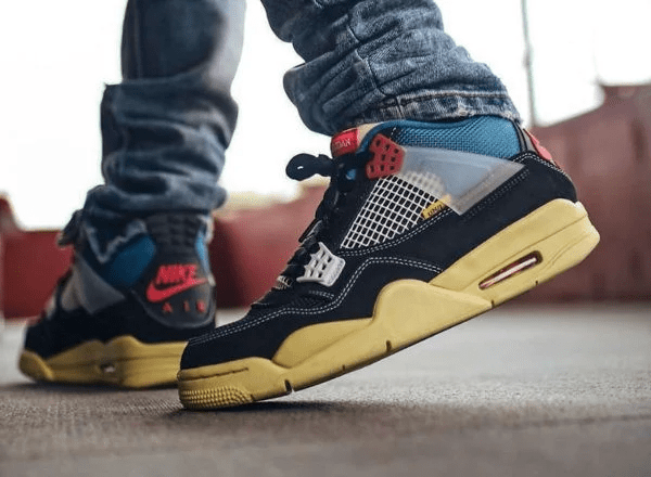 Giày Nike Union LA x Air Jordan 4 Retro 'Off Noir' DC9533-001 - Ảnh 3