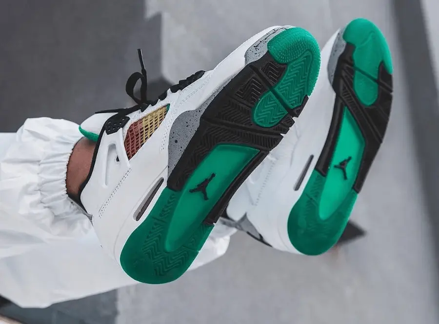 Giày Nike Air Jordan 4 Retro 'Rasta' AQ9129-100 - Ảnh 3