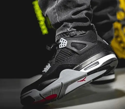 Giày Nike Air Jordan 4 Retro SE 'Black Light Steel' DH7138-006 - Ảnh 3