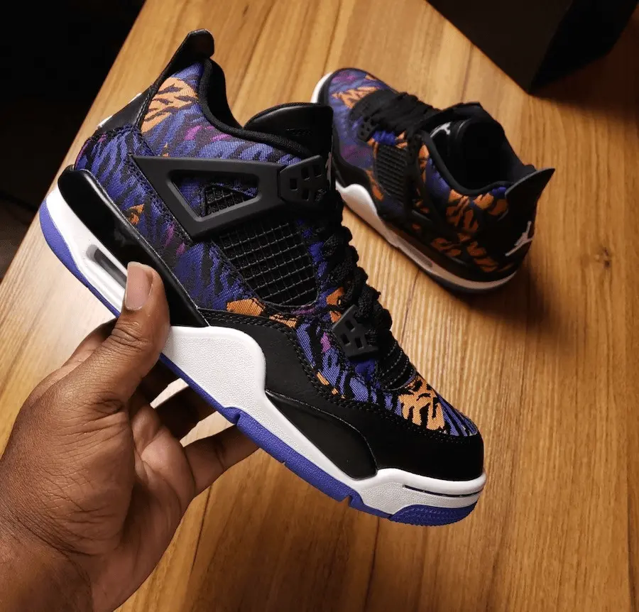 Giày Nike Air Jordan 4 Retro GS 'Rush Violet' BQ9043-401 - Ảnh 4