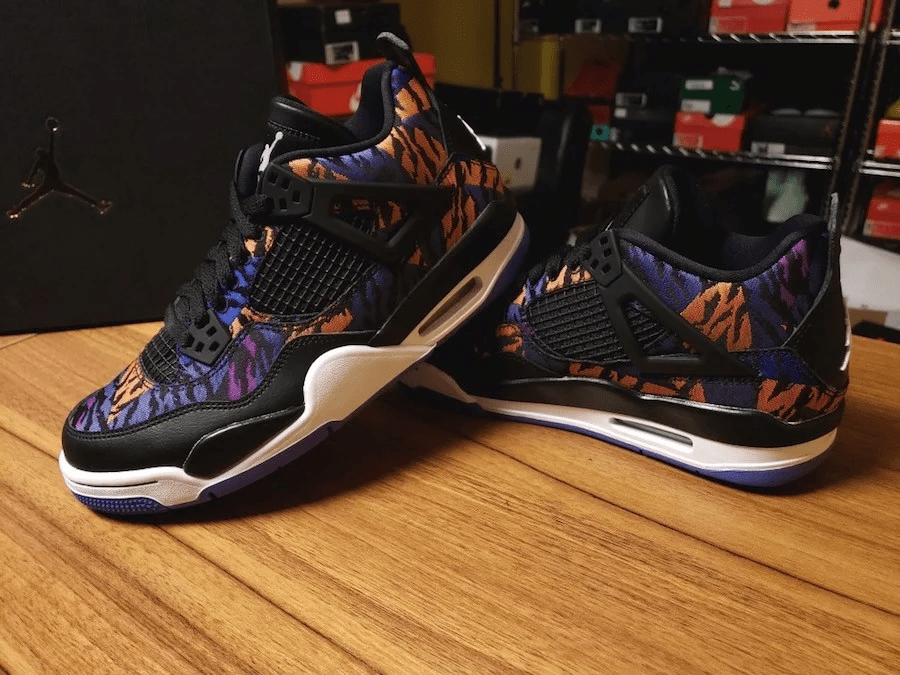 Giày Nike Air Jordan 4 Retro GS 'Rush Violet' BQ9043-401 - Ảnh 3