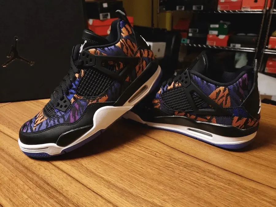 Giày Nike Air Jordan 4 Retro GS 'Rush Violet' BQ9043-401 - Ảnh 3