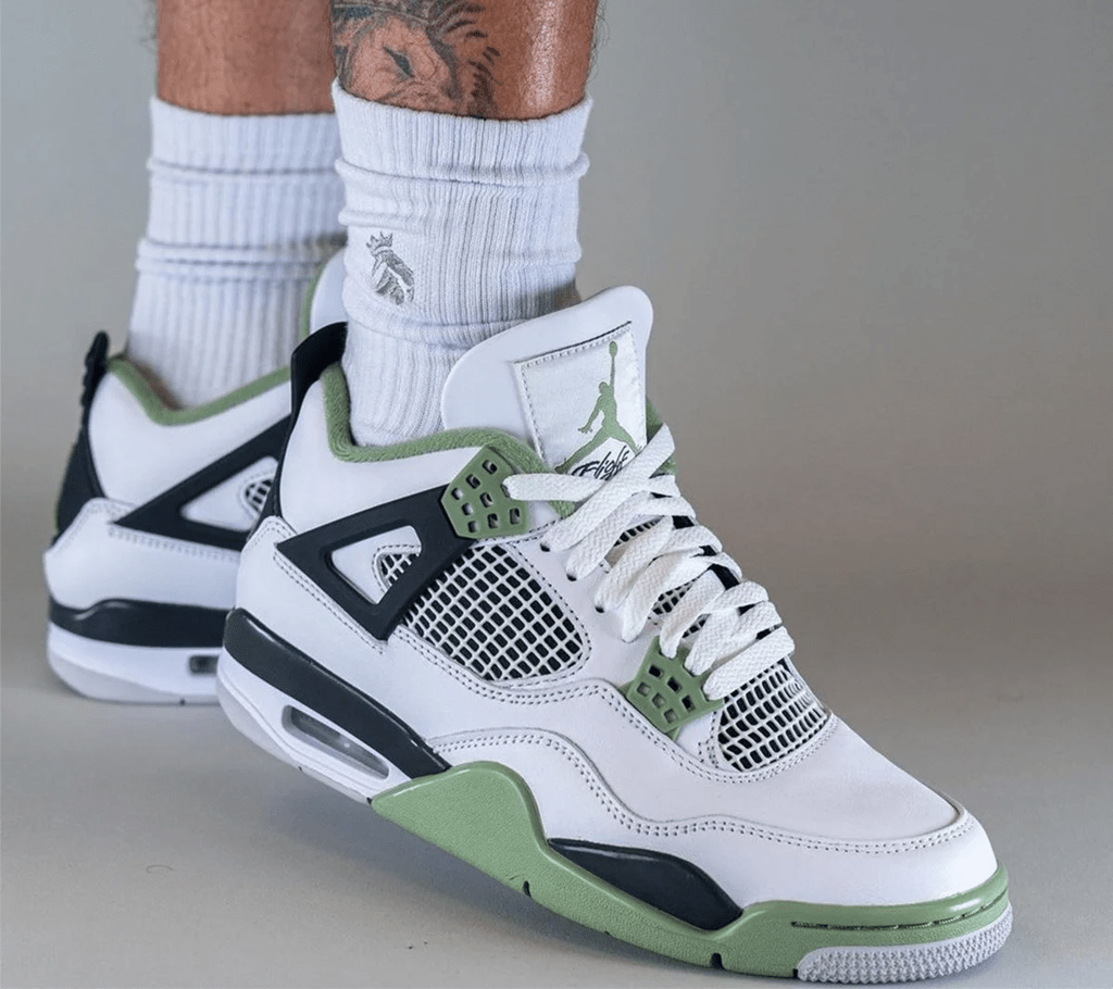 Giày Nike Air Jordan 4 Retro 'Seafoam' AQ9129-103 - Ảnh 4