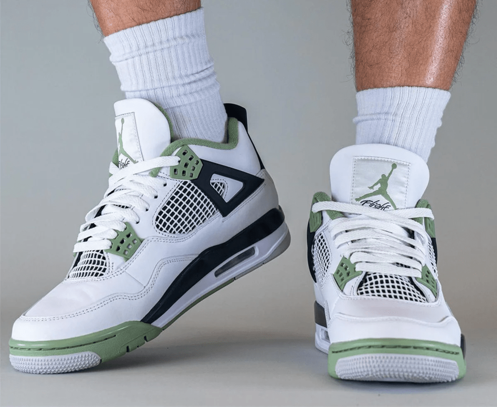 Giày Nike Air Jordan 4 Retro 'Seafoam' AQ9129-103 - Ảnh 5