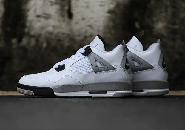 Giày Nike Air Jordan 4 Retro OG BG 'Cement' 2016 836016-192 - Ảnh 3