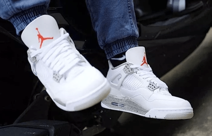 Giày Nike Air Jordan 4 Retro 'White Oreo' CT8527-100 - Ảnh 4
