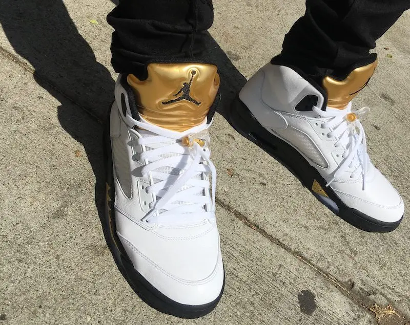 Giày Giày Nike Air Jordan 5 Retro 'Olympic 2016' 440888-133 - Ảnh 6