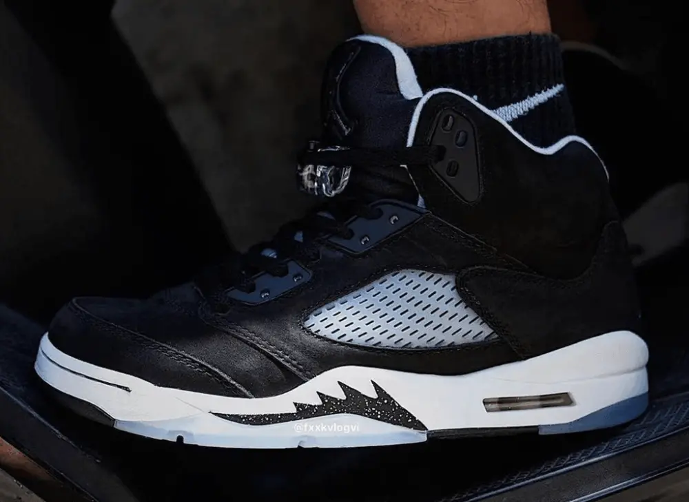 Giày Nike Air Jordan 5 Retro 'Oreo' 2021 CT4838-011 - Ảnh 6