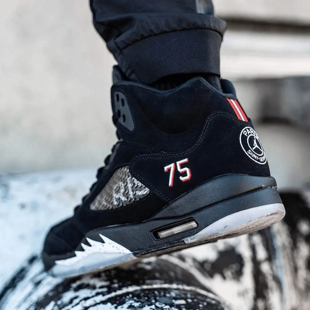 Giày Paris Saint-Germain x Air Jordan 5 Retro 'Paris Saint-Germain' AV9175-001 - Ảnh 3