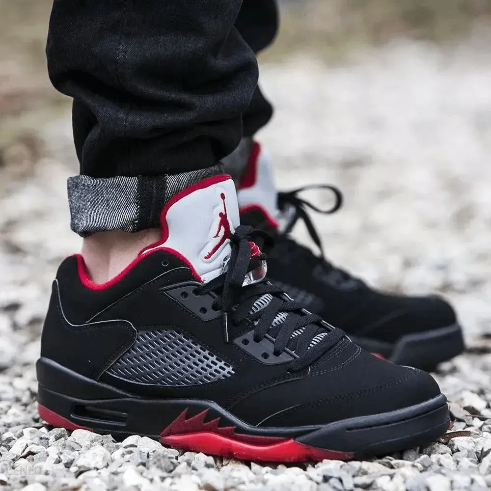 Giày Nike Air Jordan 5 Retro Low BG 'Alternate 90' 314338-001 - Ảnh 5