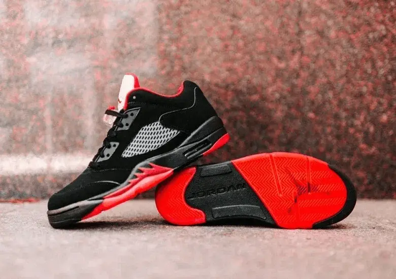 Alternative view of Giày Nike Air Jordan 5 Retro Low BG 'Alternate 90' 314338-001