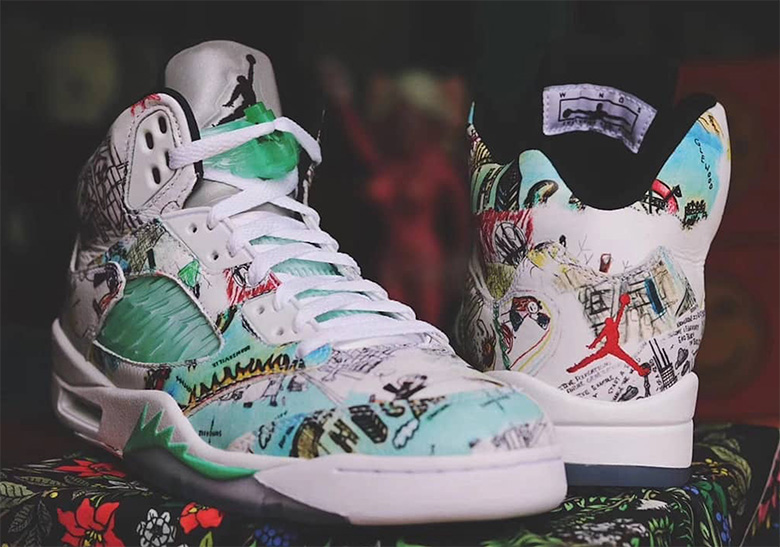 Giày Nike Air Jordan 5 Retro 'Wings' AV2405-900 - Ảnh 4