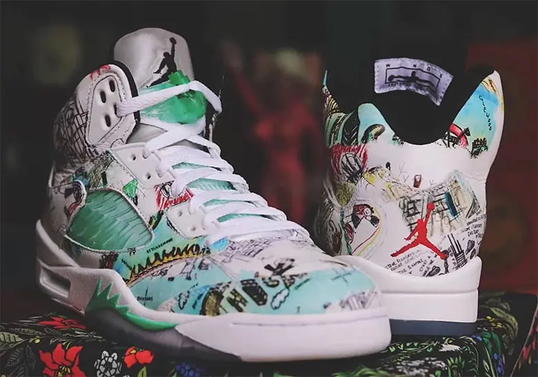 Giày Nike Air Jordan 5 Retro 'Wings' AV2405-900 - Ảnh 4