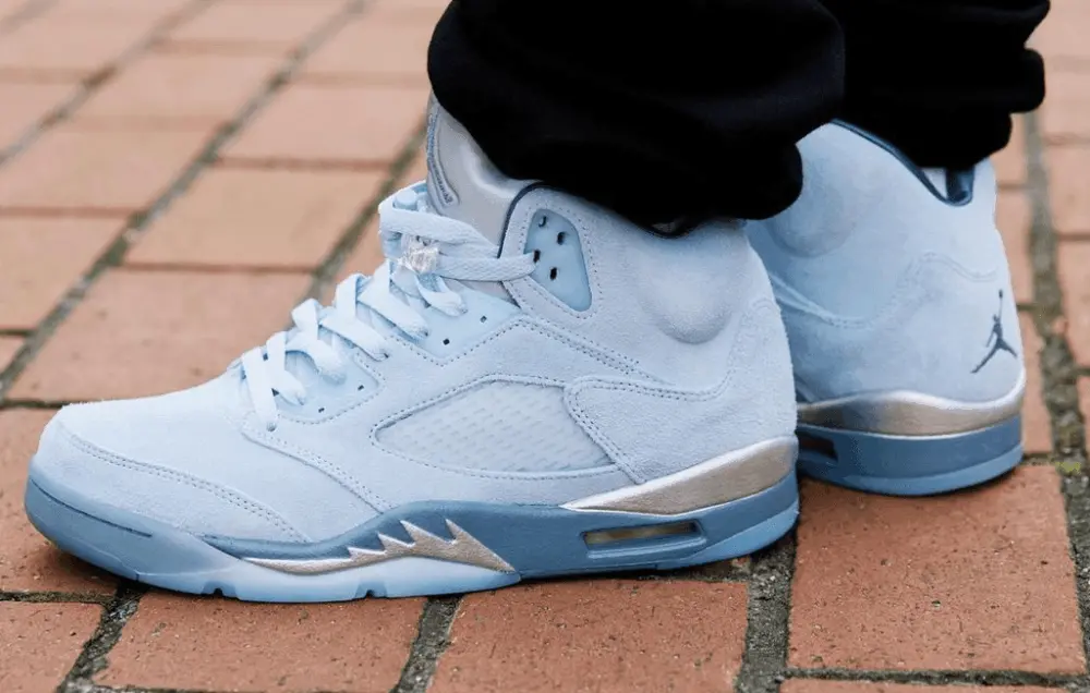 Giày Nike Wmns Air Jordan 5 Retro 'Blue Bird' DD9336-400 - Ảnh 6