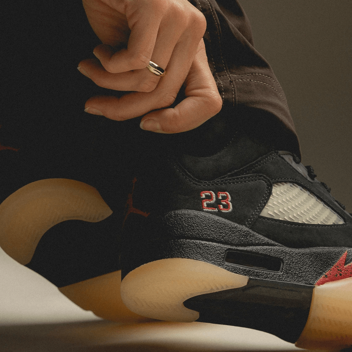 Giày Nike Air Jordan 5 Retro 'GoreTex OffNoir' DR0092-001 - Ảnh 4