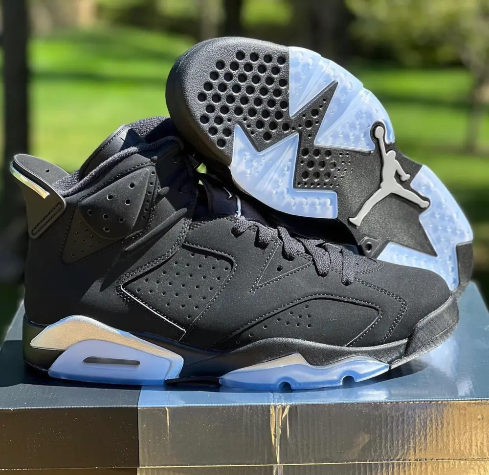 Giày Nike Air Jordan 6 Retro 'Chrome' DX2836-001 - Ảnh 4