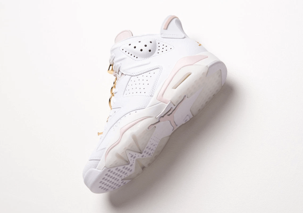 Giày Nike Air Jordan 6 Retro 'Gold Hoops' DH9696-100 - Ảnh 2