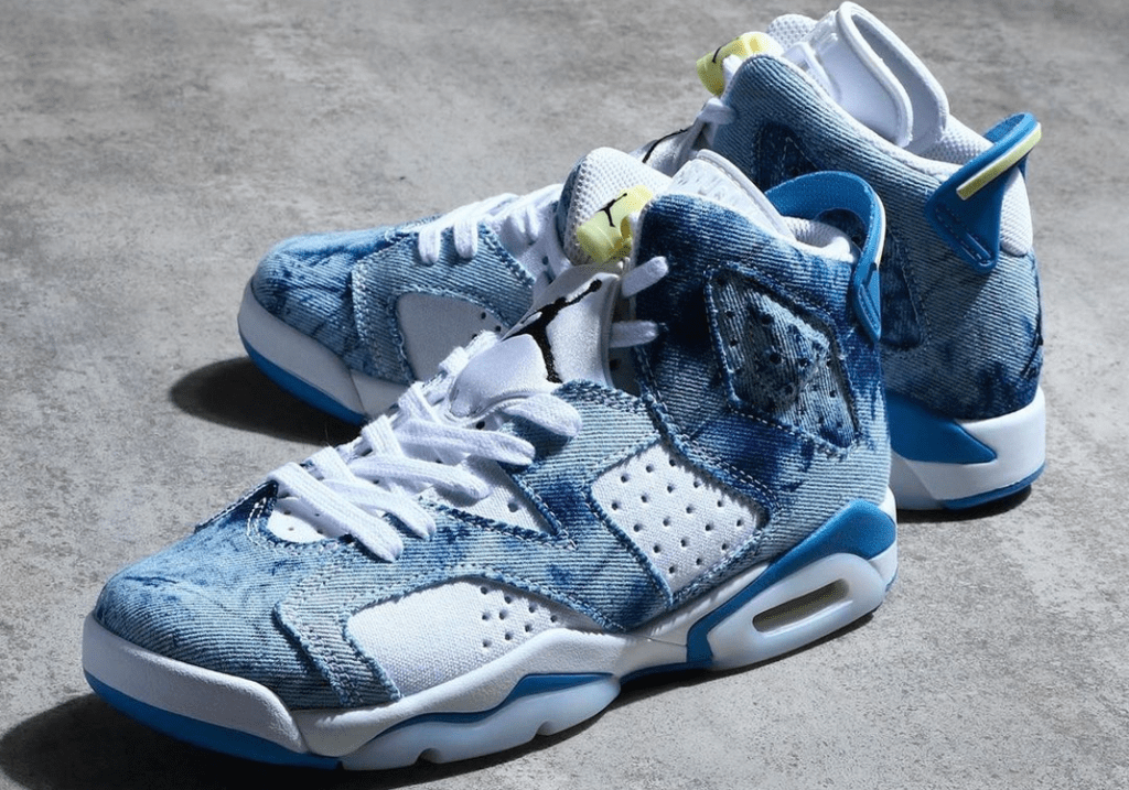 Giày Nike Air Jordan 6 Retro Washed Denim DM9045-100 - Ảnh 2