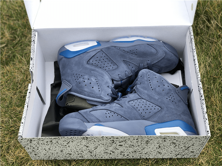Giày Nike Jordan 6 Retro 'Diffuse Blue' 384664-400 - Ảnh 6
