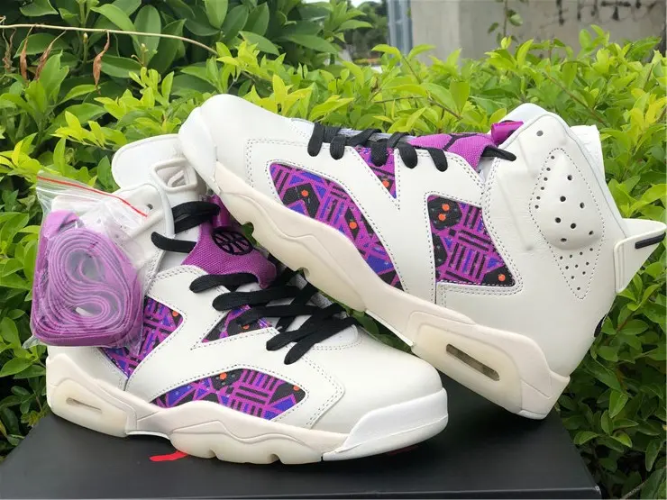Alternative view of Giày Nike Jordan 6 Retro 'Quai 54 - Purple' CZ4152-101