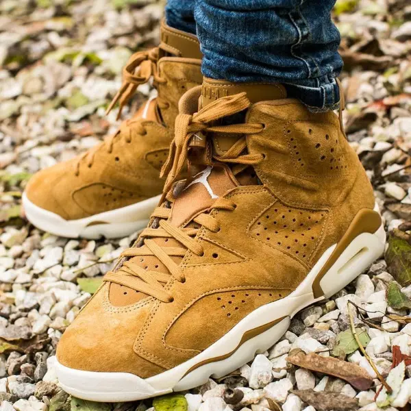 Giày Nike Air Jordan 6 Retro "Wheat" 384664-705 - Ảnh 4