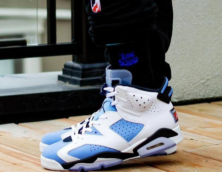Giày Nike Air Jordan 6 Retro University Blue CT8529-410 - Ảnh 2