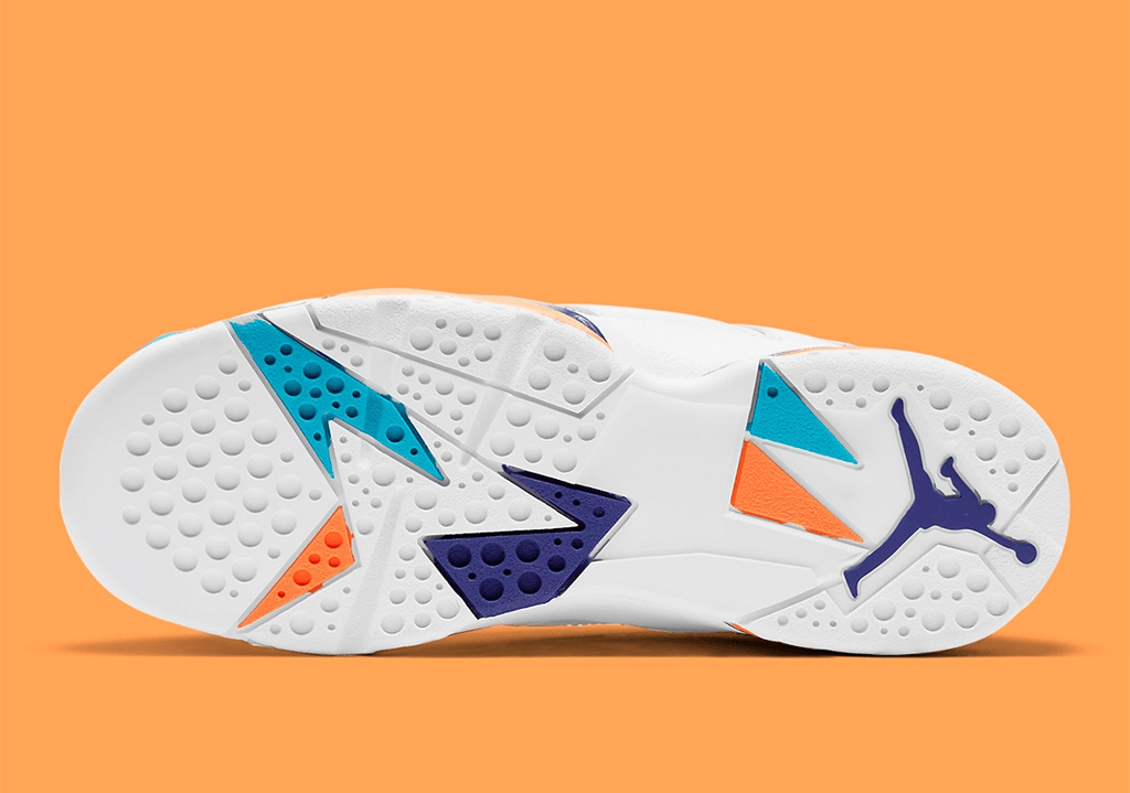 Giày Nike Air Jordan 7 Retro GS 'Chlorine Blue' 442960-100 - Ảnh 5