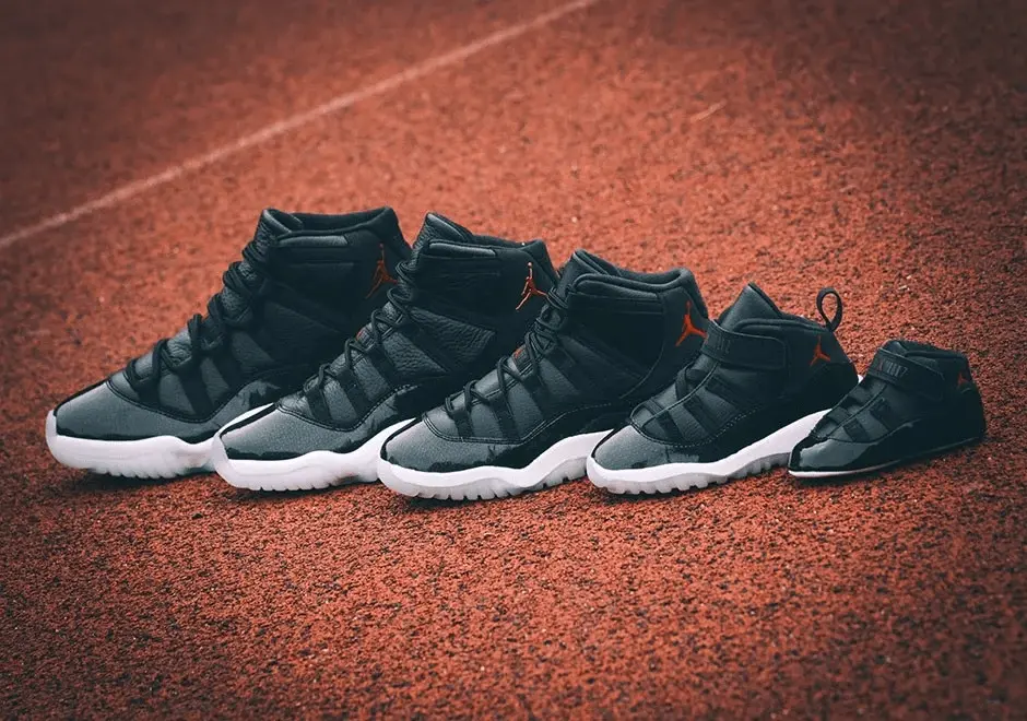 Giày Nike Air Jordan 11 GS '72-10' 378038-002 - Ảnh 6