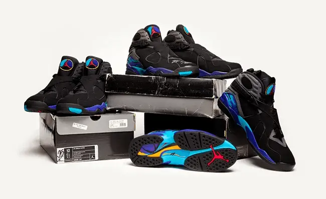 Giày Nike Air Jordan 8 Retro 'Aqua' 2015 305381-025 - Ảnh 3