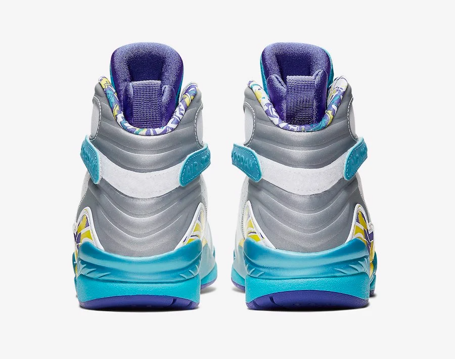 Giày Nike Wmns Air Jordan 8 Retro 'White Aqua' CI1236-100 - Ảnh 7