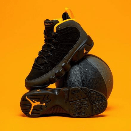 Giày Nike Air Jordan 9 Retro 'Dark Charcoal University Gold' CT8019-070 - Ảnh 5