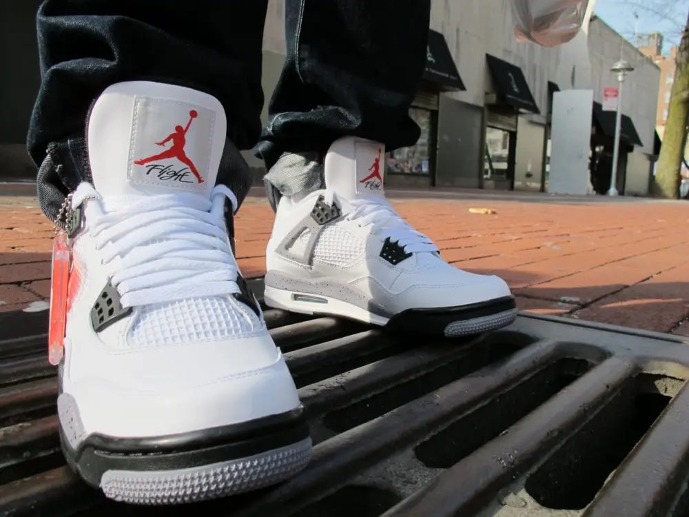 Giày Nike Air Jordan 4 Golf 'White Cement' CU9981-100 - Ảnh 6