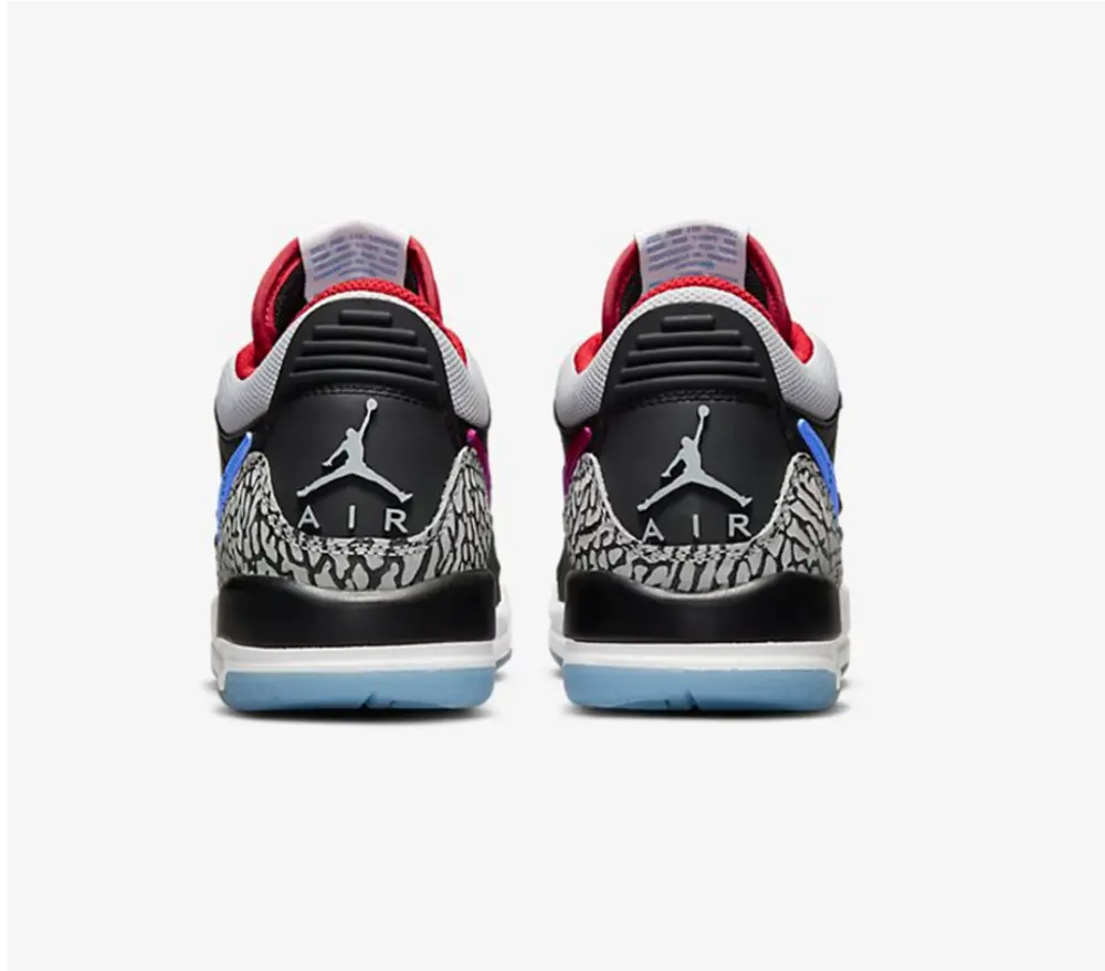 Giày Nike Air Jordan Legacy 312 Low GS 'Black Valor Blue' CD9054-004 - Ảnh 4