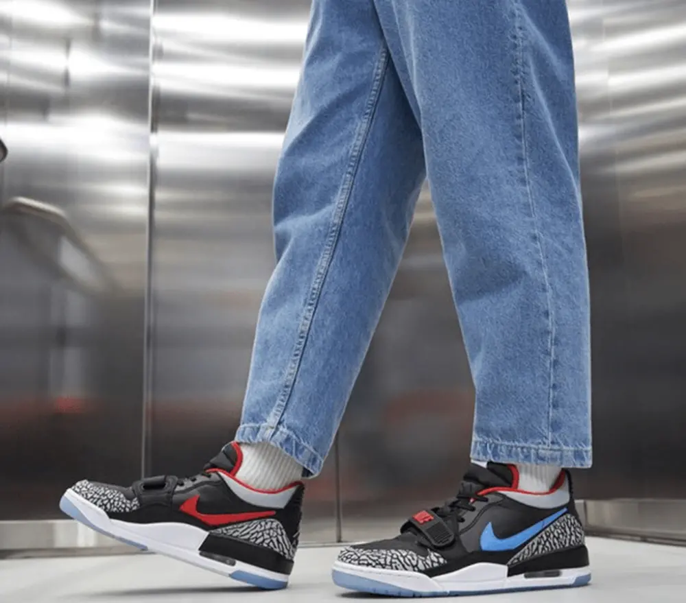 Alternative view of Giày Nike Air Jordan Legacy 312 Low ‘Black Valor Blue’ CD7069-004