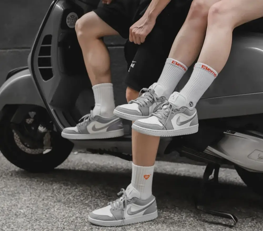 Giày Nike Air Jordan 1 Low SE Light 'Steel Grey' DV0426-012 - Ảnh 5