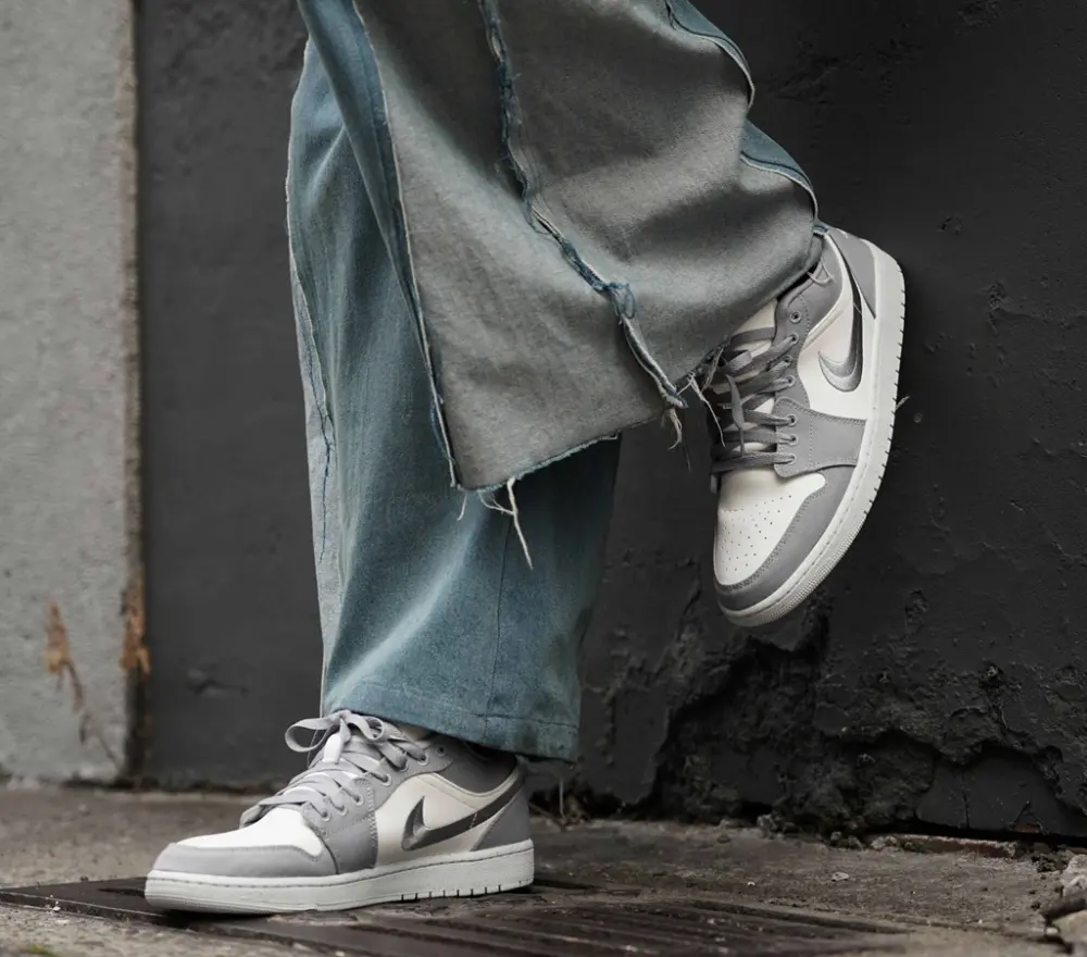 Giày Nike Air Jordan 1 Low SE Light 'Steel Grey' DV0426-012 - Ảnh 4
