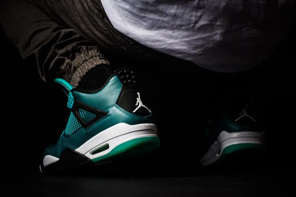 Giày Nike Air Jordan 4 Retro 30th 'Teal' 705331-330 - Ảnh 4