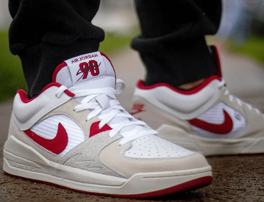 Giày Nike Air Jordan Stadium 90 'White Red' DX4397-106 - Ảnh 3