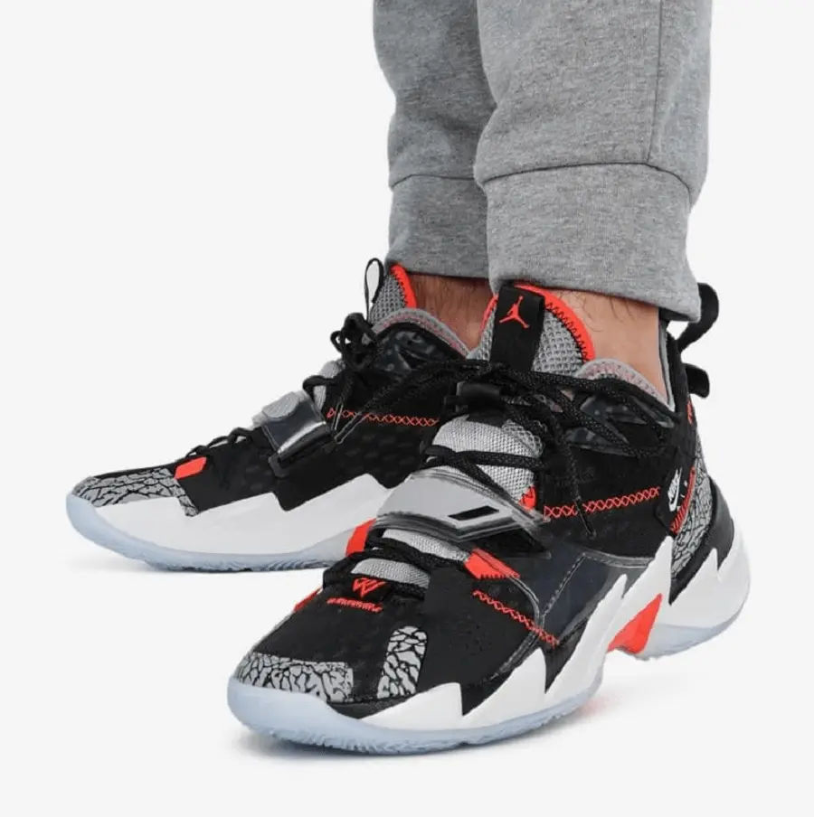 Alternative view of Giày Nike Air Jordan Why Not Zer0.3 'Black Cement' CD3003-006