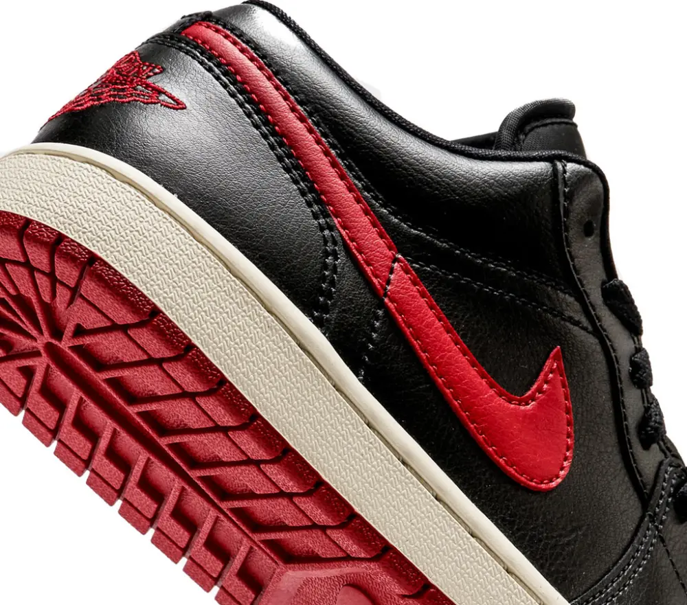 Giày Nike Air Jordan 1 Low 'Bred Sail' DC0774-061 - Ảnh 7