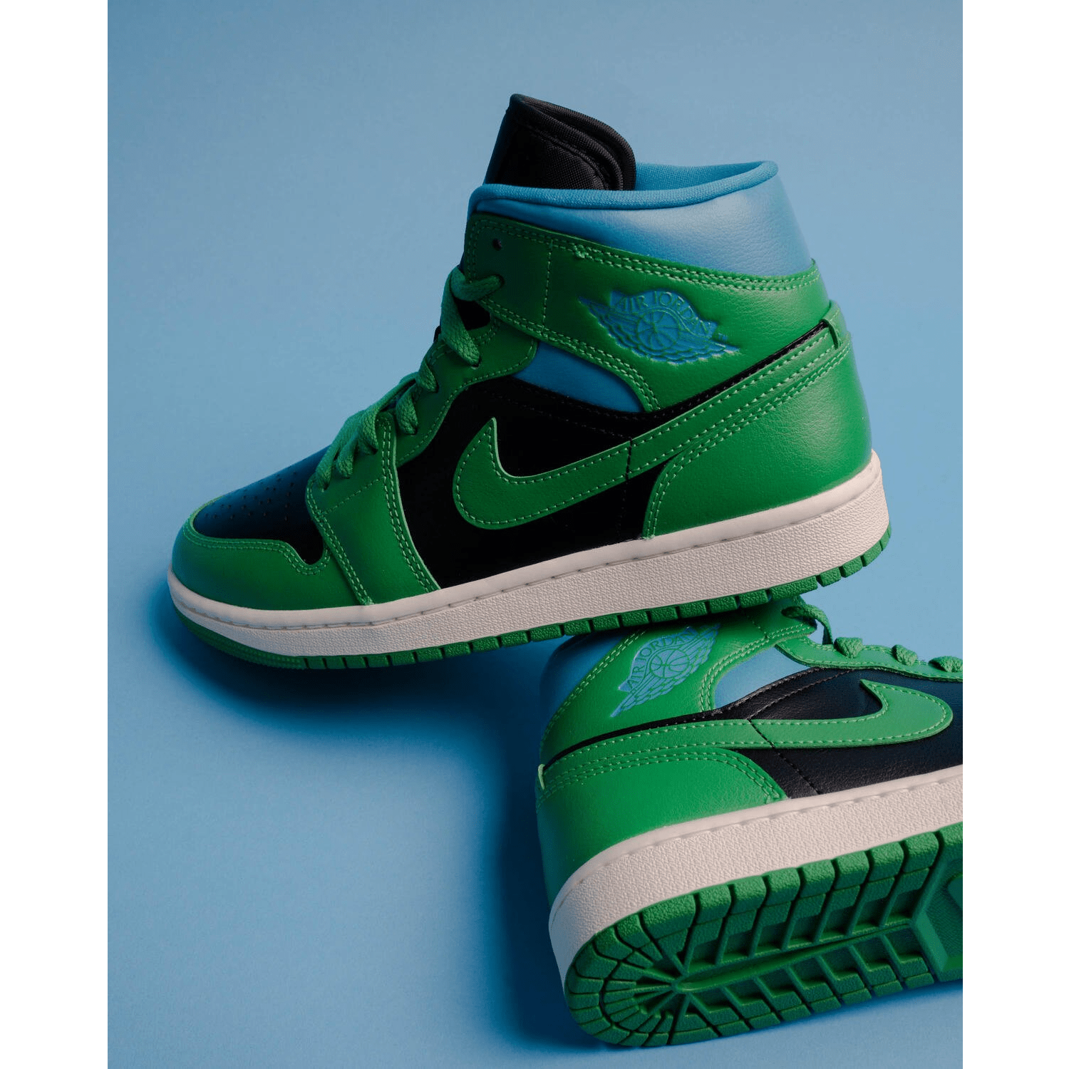 Giày Nike Air Jordan 1 Mid 'Lucky Green Aquatone' BQ6472-033 - Ảnh 4