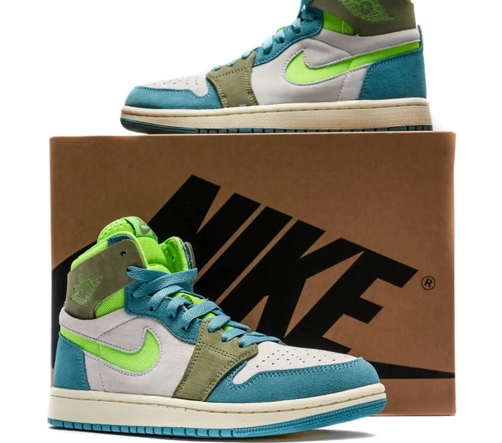 Alternative view of Giày Nike Air Jordan 1 High CMFT 2 'University Blue Volt' DV1305-433