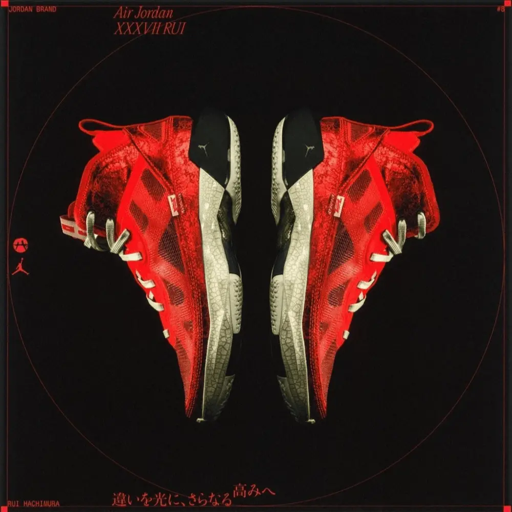 Giày Nike Air Jordan 37 'Rui Hachimura Siren Red' DX1691-600 - Ảnh 4
