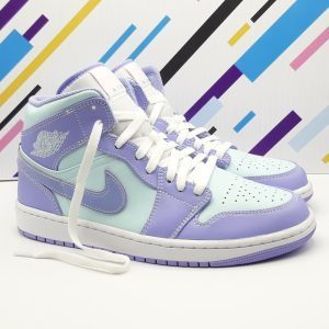 Alternative view of Giày Nike Air Jordan 1 Mid 'Purple Pulse' 554724-500