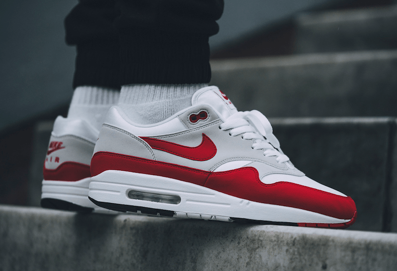Giày Nike Air Max 1 Anniversary Red 908375-103 - Ảnh 4